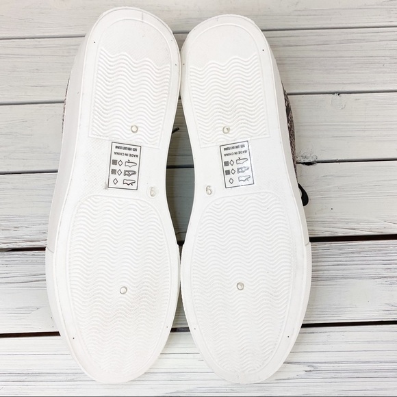 NEW Qupid Faux Snakeskin Chunky Platform Sneakers 9 - Picture 9 of 10